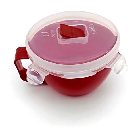 Click2Home Microwave Food, Noodle, Soup Bowl with Clip Lid, 940ml Cover