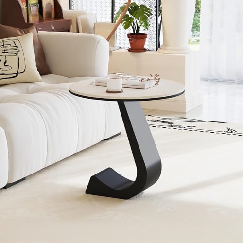 Table basse ronde moderne pour optimiser les petits espaces