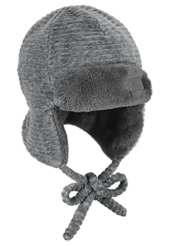 Sterntaler Fliegermütze Streifgrau baby-jongens muts - Afbeelding 4