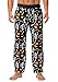 Arankhiger Adults Halloween Pj Bottoms Festival Funny Printed Lounge Pants Dancing Skeleton Jogger Bottoms L