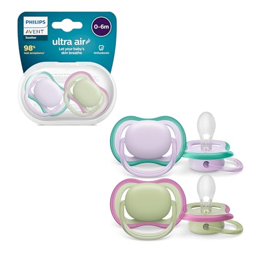Philips AVENT ultra air Schnuller – Leichte, atmungsaktive Schnuller für...