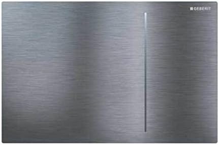 Geberit Sigma70 Flush Plate for Sigma 12cm Brushed Steel - Flush Bathrooms