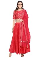 Janasya Women's Poly Silk Readymade Lehenga Choli Set (J0011-LCD-S_Pink_Small)
