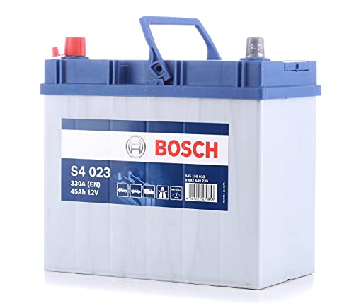 Bosch S4023 - car battery - 45A/h - 330A - lead-acid technology - for vehicles without Start/Stop system