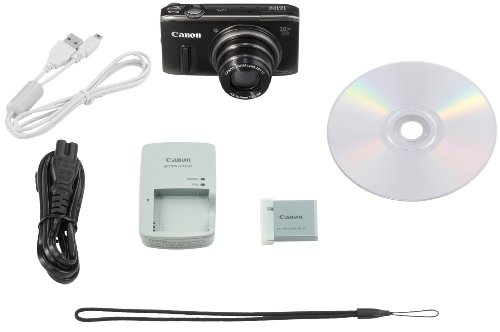 Ficha técnica Canon PowerShot SX260 HS Cámara compacta de 12.1 MP Pantalla de 3" Zoom óptico 20x Estabilizador de Imagen Tipo Variable 4 Pasos Inteligente GPS Negro - Fernando Cortés