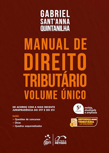 Manual de Direito Tributário - Volume Único - 5ª Edição 2025