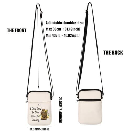 PXTIDY Line Dance Gift Country Dancer Gift Western Country Music Line Dancing Crossbody Bag Music Dance Bag Line Dancer Purse2