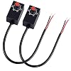 MEIRIYFA DC 0-10V Rotary LED Dimmer Knob Controller Mini Switch PWM Dimming for 0-10V or 1-10V Dimmable Interior Lighting Spotlight Grow Lamp LED Driver 2 Pack