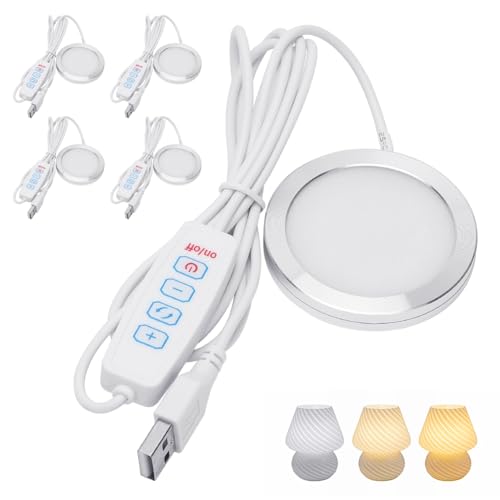 CEWROM Juego de lámparas LED, 3 colores mejorados, kit de lámpara LED impreso en 3D, compatible con Bambu Lab A1/A1 Mini, P1P/P1S, X1/X1C/X1E Makerworld MH001, modelo de hardware de bricolaje, piezas