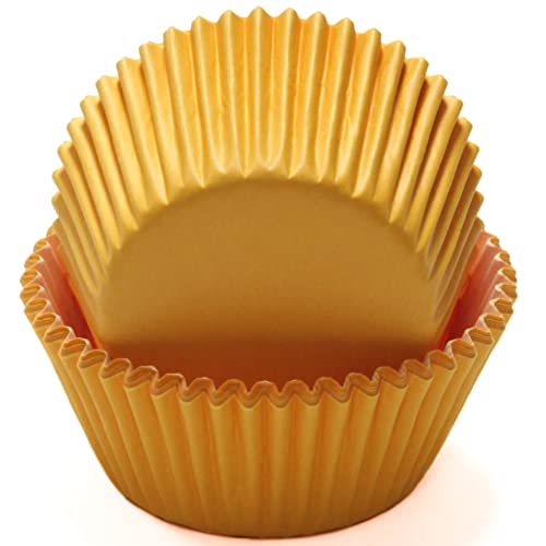 Chef Craft Classic Cupcake Liners, 50 count, Golden Yellow