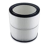 PUREBURG 1-Pack Replacement Black Stripe Cartridge Filter for Craftsman Shop Vac Fits 6-8-12-16...
