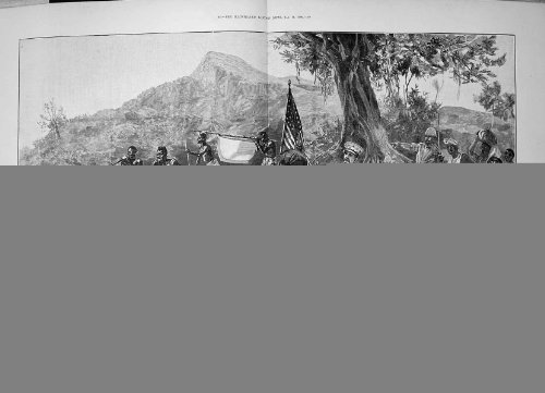 old-print Reparto 1890 de Herbert Delle Mogli de Matadi Congo Tippoo Tib de envío de Stanley Emin Pasha