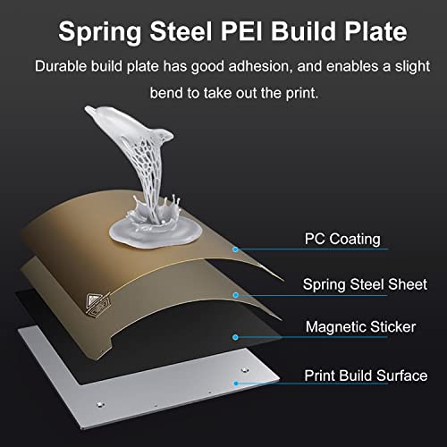 Image of Official Creality Ender 3 S1 Pro 3D Printer with CR Touch Automatic Bed Leveling, 300℃ High Temperature Nozzles Sprite Direct Drive Extruder 220 x220x270mm Printing Size for Beginners