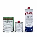 Kit Fondo Epossidico Anticorrosivo per Metallo con Catalizzatore + Diluente – Primer Bicomponente Professionale 1,2 kg – Colore Grigio