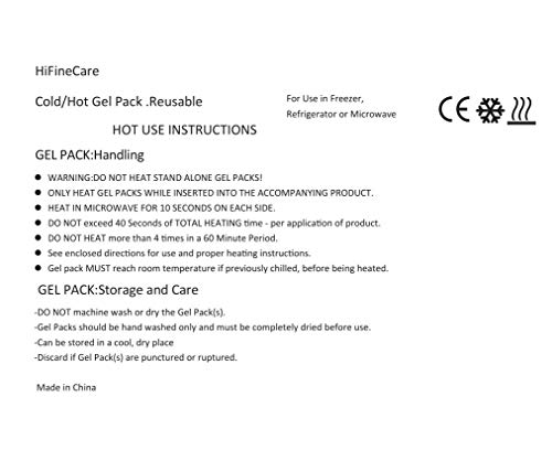 Pain Relief Flexible Ice Pack for Injuries Hot & Cold Therapy Reusable Gel Pack/Heat Wrap - Great for Back, Waist, Shoulder, Neck, Ankle, Knee and Hip (type7) - Thumbnail 6