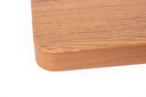 FuwFuz Wood Table Top 60"x24", Solid One Piece Wood Desktop for Sit Stand Desk, DIY Desk for Home or Commercial Use, Rectangular, 1 inch Thick (Blush Walnut, 60"x24"x1") - Thumbnail 5