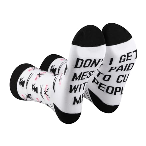 1 Pairs Hairstylist Gift For Hairdresser Don’t Mess With Me Hair Salon Gift H...