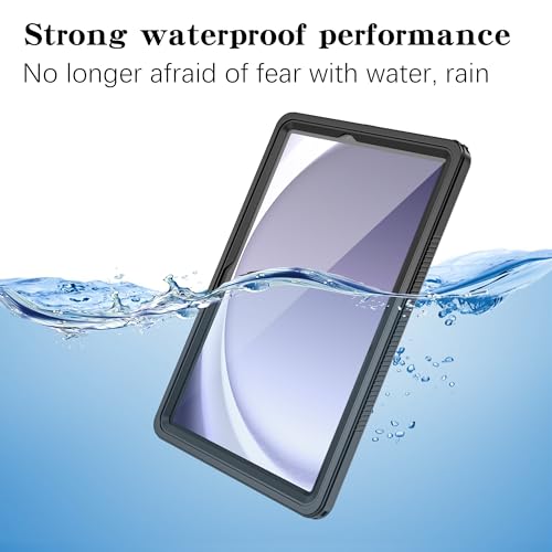 Snotme SAMSUNG GALAXY A9+ BLACK/CLEAR Waterproof Case For Samsung Galaxy Tab A9+ 11 Inch thumb #1
