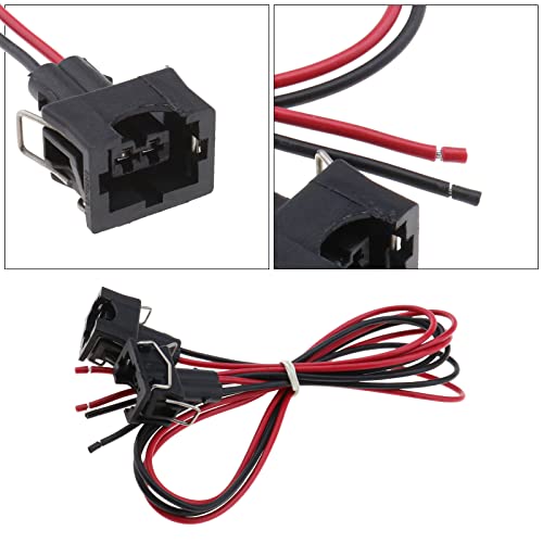 Create idea 2 Pin Auto Kabelbaum Stecker Crimpkontakt 037906240 Kompatibel mit VW Kompatibel mit Skoda Kompatibel mit Seat 2 stück