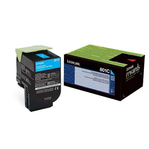 Lexmark 80C10C0 80C10K0 toner pour impression de bureau nette - 2