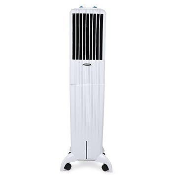 Symphony Diet 50T Portable Air Cooler For Home with Powerful Blower, Honeycomb Pads, i-Pure Technology and Cool Flow Dispenser (50L, White) - image, photos