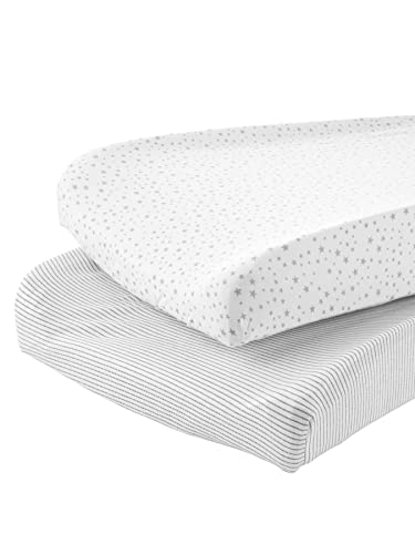 Image of Simple Joys by Carter's Kids' Baby 2-Pack Cotton Changing Pad Covers