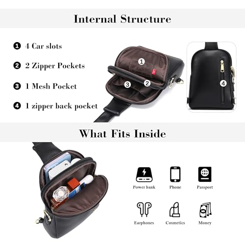 Image of INICAT Lightweight Small Crossbody Sling Bag for Women | Mini Travel Purse,Multi-pocket with Card Slots,Durable Vegan Leather,Everyday Carry