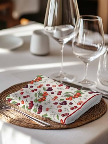 Set de 6 Servilletas de Tela Cherry 50.8x50.8 cm miniatura 7