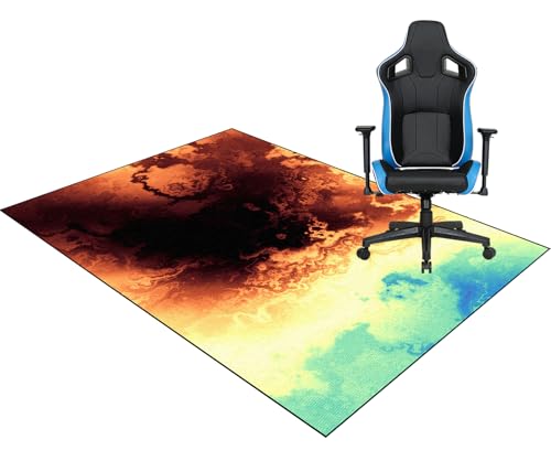 Alfombrilla para Silla de Oficina Gaming 70 x 100 cm Alfombra Protectora Suelo Silla Ruedas Alfombra Silla Escritorio Antideslizante Protectors Suelo Alfombra Entrada Casa Lavables Para Suelos Duros