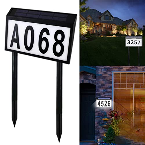 Deluisho Numero Civico LED Solare