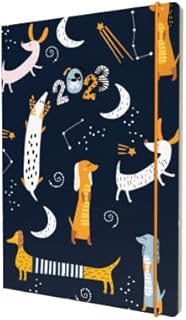 Collins Maru A5 Week To View 2023 Diary - Dogs (MR153.DG-23 ) - Complete Planner, Agenda and Journal