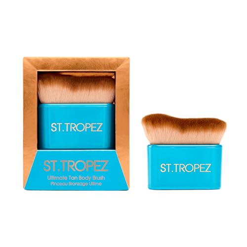 ST. Tropez TAN BODY BRUSH pinceau corps poils denses application uniforme