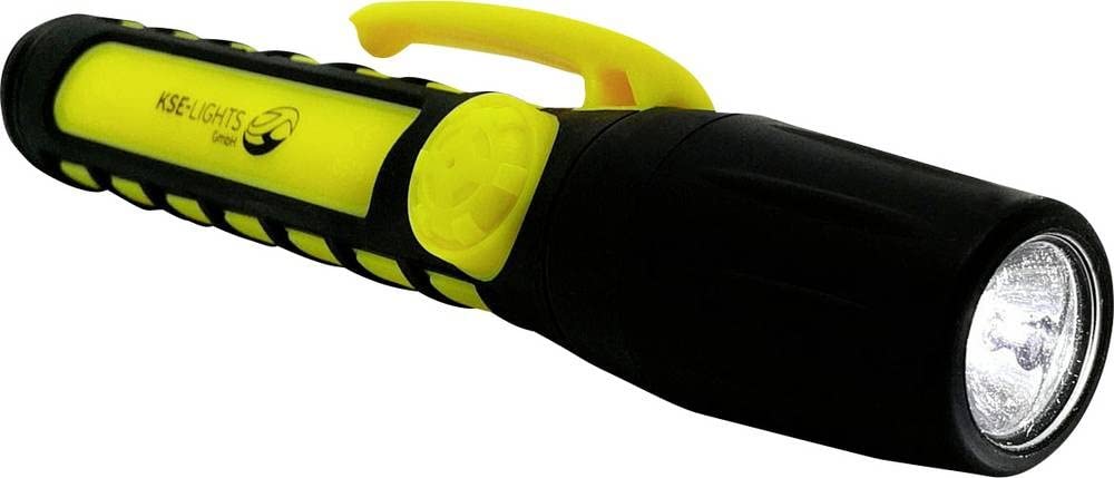 GmbH KS-9900 LED-Taschenlampe mit ATEX 1G-Zulassung, gelb/schwarz