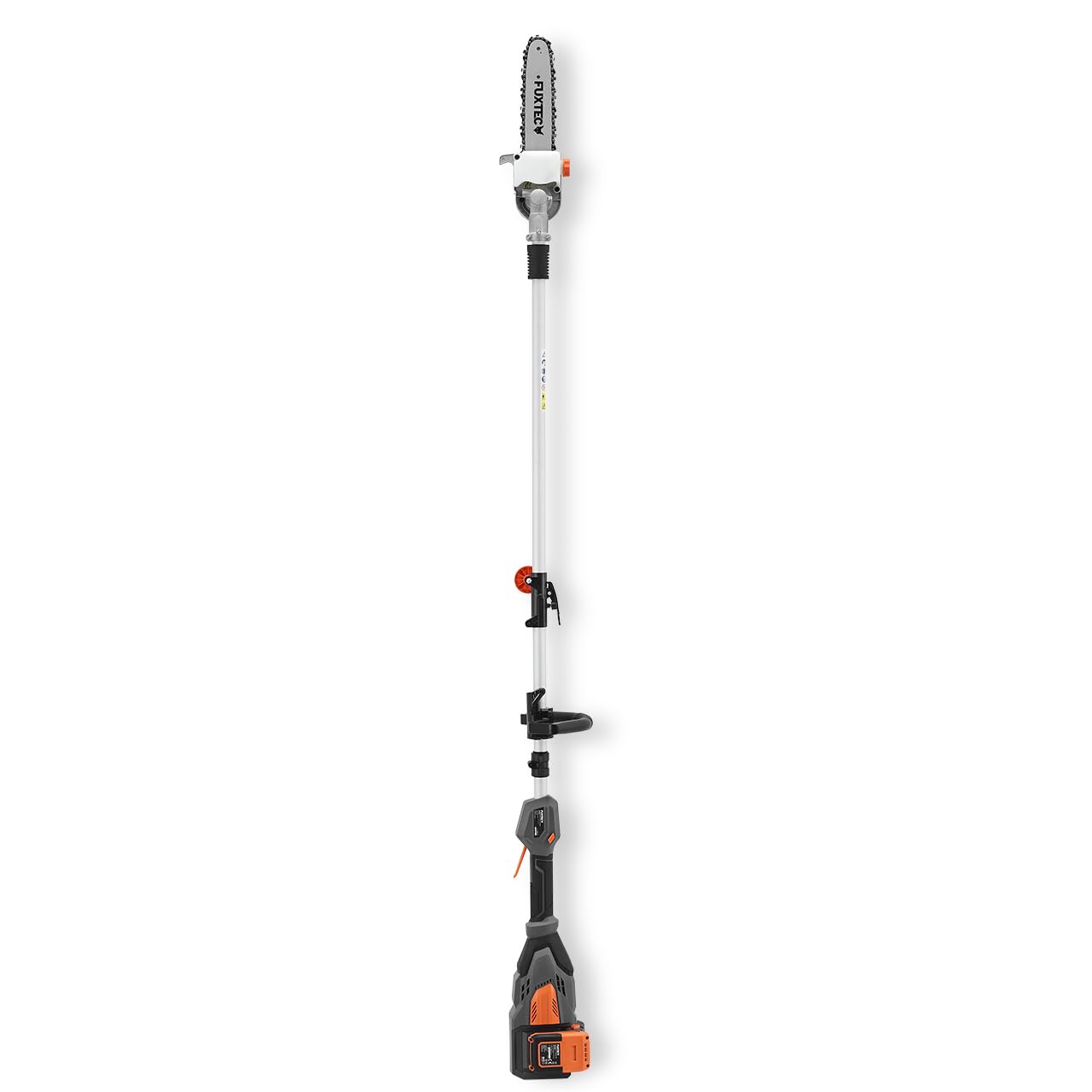 FUXTEC 3in1 Multitool FX-E2MTSET • 40V • Akku Motorsense mit Kettensägen Aufsatz & Heckenschere • Grastrimmer • Freischneider mit Schnellkupplung • Kombigerät