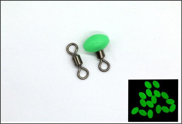 40 piezas giratorias cruzadas 3 vías para pesca miniatura 4