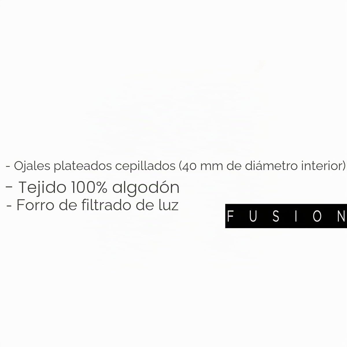 Fusion Cojín de Rayas Whitworth, 100% algodón, Forro: 52% poliéster y 48% algodón., Azul, Curtains: 90" Width x 90" Drop (229 x 229cm)