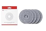 roborock 4-Pack Qrevo Curv 2 Pro Washable Vacuum Mop Cloths, Compatible with Qrevo Curv 2 Pro Robotic Vacuums, Washable and Reusable Soft Mopping Pad Replacement Accessories
