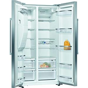 Siemens KA93DAIEP iQ500 Amerikaanse Side by Side/E / 324 kWh/jaar / 562 l/noFrost/LED-binnenverlichting/superCooling/superFreezing