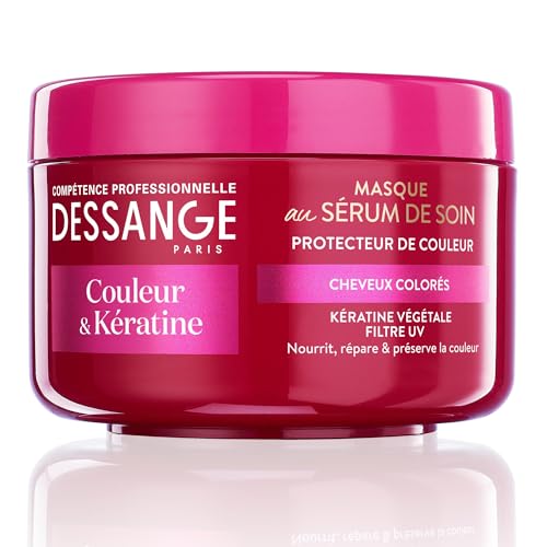 Color y queratina Dessange Máscara de suero de cuidado Color y queratina.