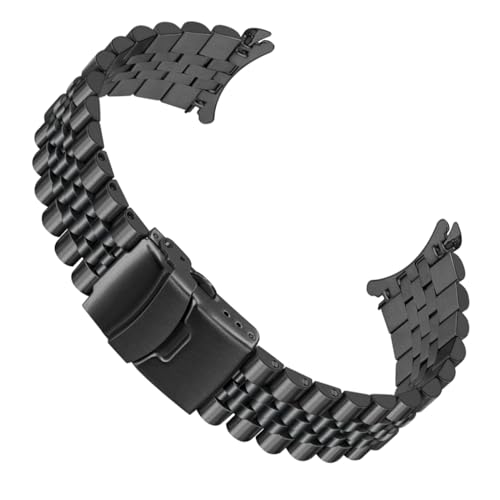 Bracelet de montre Jubilé acier inoxydable avec maillons et boucle de sécurité