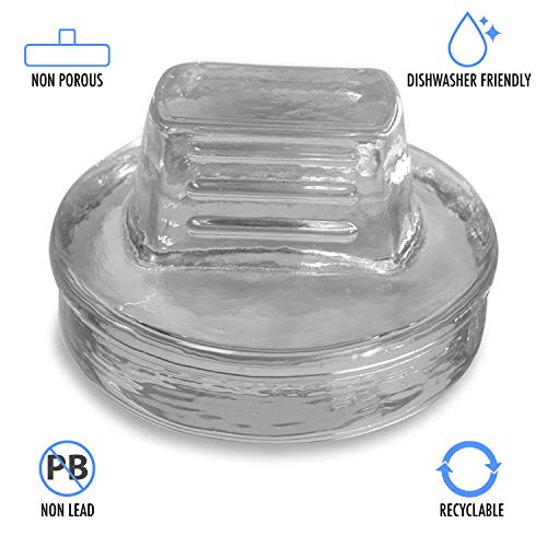 3-Pack Fermentation Glass Weights with Big Handle - for Wide Mouth Mason Jars