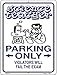 Science Teacher Parking Only Novelty Mini Metal Parking Sign PM-735