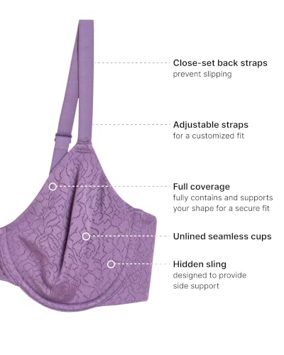 Image of Wacoal Women's Inside Job Unlined Underwire Bra