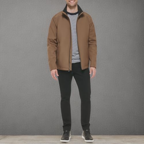 Image of Calvin Klein Men's Stand Collar Poly Jacket