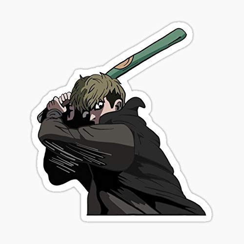 Killing Stalking - Sangwoo Baseball Bat Sticker