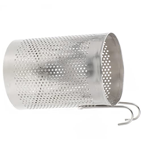 CIYODO Stainless Steel Utensil Holder Hanging Chopstick Drainer for Kitchen Storage Cutlery Drying Rack Easy Access Organizer for Utensils and Silverware for Countertop Tidy