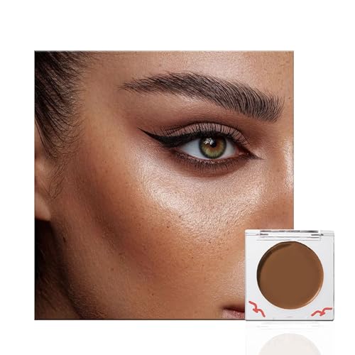 Bronzer Blushers for Cheeks, Brown Blush Make up Matte Bronzer Cream, Korean Blusher Contour Face Makeup, Natural Look Long-Lasting Blushes, Golden Brown Makeup Palette