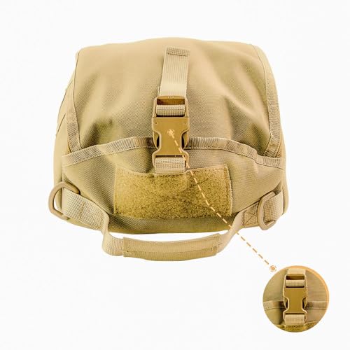 JOAXOR Bolsa de capacete tático para esportes, caça, tiro, combate, capacetes, multiuso, bolsa de ar