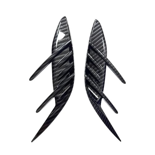 Aileron de pare-choc avec garniture de ventilation latérale look carbone Kia