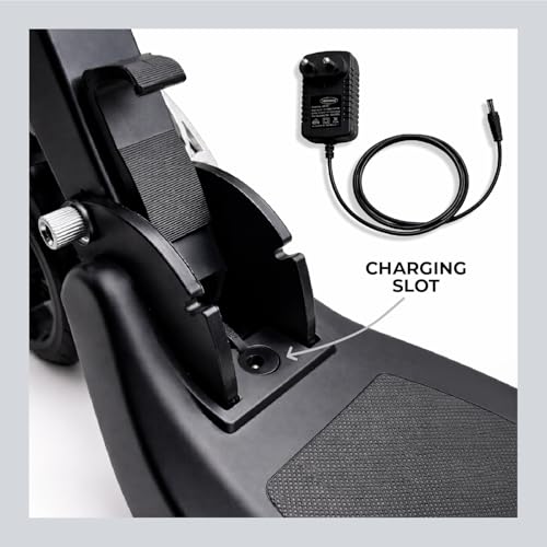 Image of Lifelong Kids Electric Scooter for 6-12 Years Age | with Rechargeable Battery, Adjustable Handle Height & Foldable Design | Safe Kids Scooter with Anti-Slip Deck (Black)